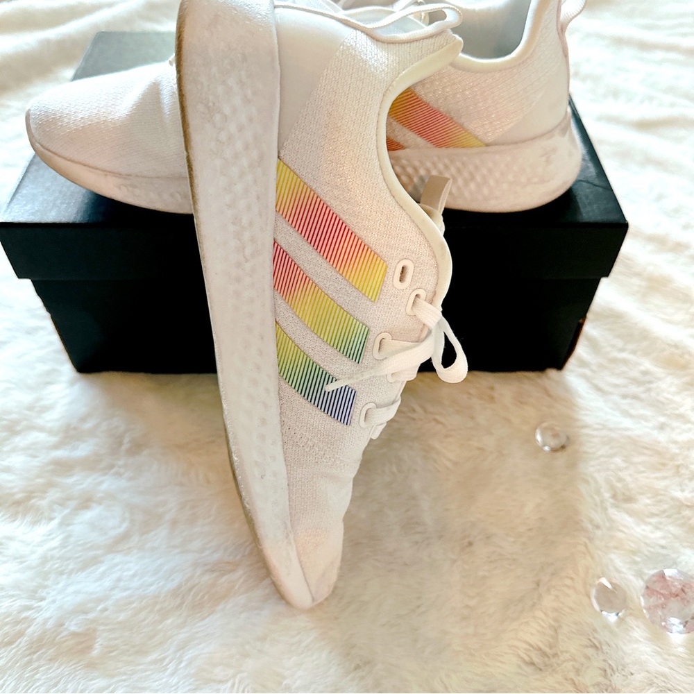 ADIDAS - Pure Motion Running Shoes - White - Size 8